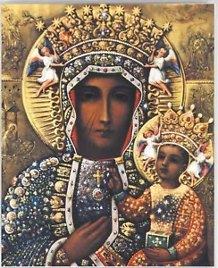 Our Lady of Czestochowa Black Madonna of Częstochowa Ready To Frame Print - Picture 1 of 1