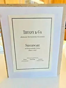 1909 Tiffany & Co. Print Ad/Collectible Advertising 6in x 10in. Paris, London - Picture 1 of 3