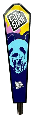 CITY STATE - PANDA - IPA or PILSNER - BEER TAP HANDLE (Edgewood, DC) Rare - Image 1 of 4