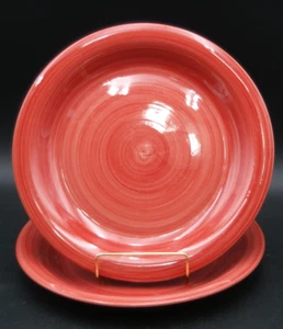 Citrus Grove Red Swirl - 2er Set SPEISETELLER 10 3/8" - Bild 1 von 6