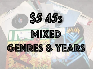 $5.00 45s - Mixed Genres & Years - VG to NM Condition - Flat $5.00 Shipped TPB2 - Foto 1 di 142