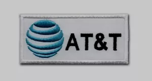 AT&T Telekommunikation Eisen oder Nähen Qualität Patch schneller Versand 3,5" x 1,5" - Bild 1 von 1