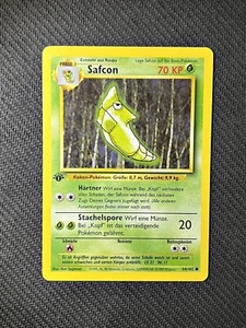 1st Edition Metapod (Safcon) 54/102 Lightly Played German Base Set LP - Picture 1 of 2