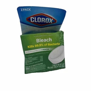 Clorox Ultra Clean Automatic Toilet Bowl Cleaner Tablets with Bleach 3.5oz. 2pk - Picture 1 of 3