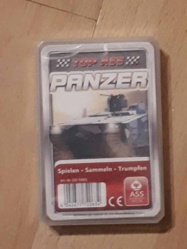 Top Ass Quartett Trumpfspiel Panzer 32 Karten - 22572063