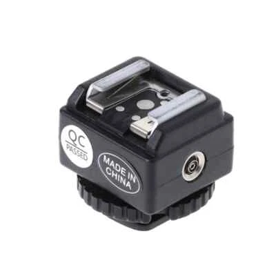 C-N2 Hot Shoe Converter Adapter PC Sync Port Kit For Nikon Flash To Canon Camera - Image 1 of 4