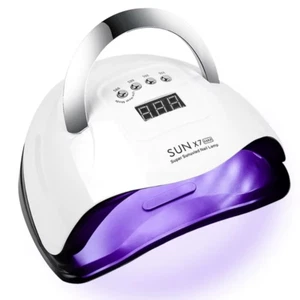 UV LED Nail Lamp 180W Dryer Gel Polish Light Manicure Salon Curing SUN X7 Max - Picture 1 of 7