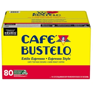 Café Bustelo, Espresso Style Dark Roast Coffee, Keurig K-Cup Pods, New (160ct.) - Picture 1 of 5