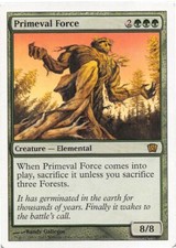 Primeval Force *Rare* Magic MtG x1 Eighth 8th Edition SP