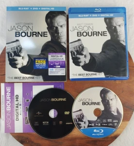 Jason Bourne (Blu-ray, DVD, 2016) w/ Slipcover EXCELLENT CONDITION - Picture 1 of 1
