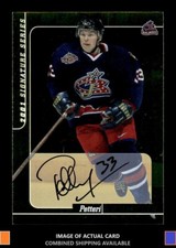 2000 Be a Player Signature Series 240 Petteri Nummelin Gold Auto Avalanche