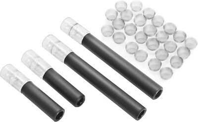 BMTICK Shatter Resistant Glass Tubes for the Arizer Solo Air Max (4 Pack, 25 Screens)
