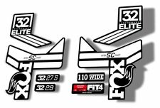 FOX 32 Step Cast SC Elite Performance Fork Suspension Decals Stickers Red