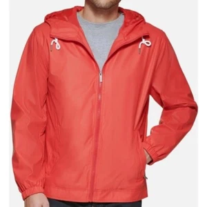 Club Room Men's Rubberized Rain Hoodie/Windbreaker. New With Tags $125. Small. - Picture 1 of 4