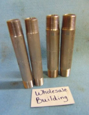 BOQUILLAS TUBO MÉRITO (LOTE DE 4) (2) 3/8" X 4" (2) 1/2" X 4" M304 / L304 SS Foto 1 de 4