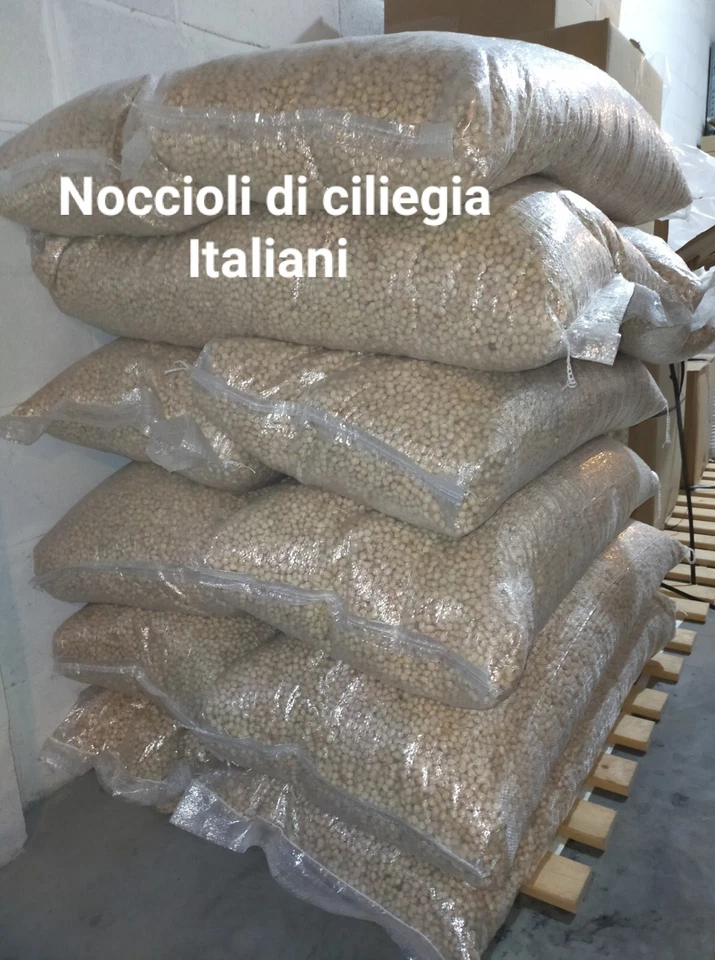 Noccioli di ciliegia Italiani, 10 kg, per  cuscini naturali per alleviare dolori - Immagine 1 di 1