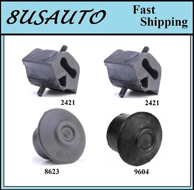 4PCS MOTOR & TRANS MOUNT FIT 1980 AUDI 4000 1.6L GAS - Image 1 of 4