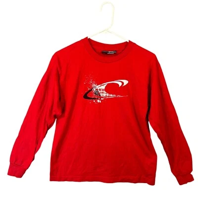 Camiseta O'Neill Youth Logo Roja Manga Larga Usada en Excelente Condición Talla L Foto 1 de 4