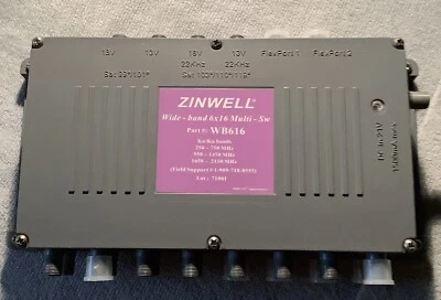 Zinwell WB616 Wide Band Multi-Sw - Image 1 of 4