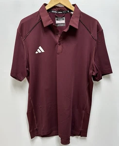 Adidas Polo Shirt Tennis Golf SS fitted performance stretch Men's size L, XL NEW - Picture 1 of 11
