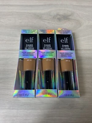 e.l.f. Camo CC Cream | Colour Correcting Full Coverage  SPF30 -Deep 510x 3 - Image 1 of 4