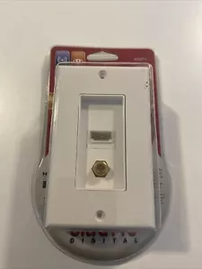 Brand New GE Ultra Pro Digital HDMI/Coax Wall Plate - White -87637 - Picture 1 of 6