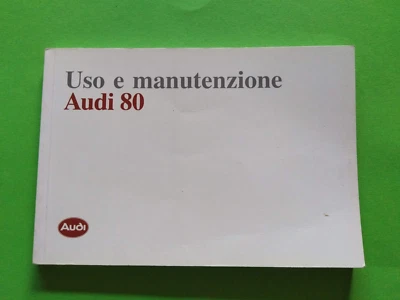 AUDI  80   LIBRETTO USO E MANUTENZIONE ORIGINALE    EDIZIONE    1990    (117) - Immagine 1 di 4