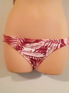 Xhilaration Cheeky Bikini Bottoms Size Small New Clay Tropical Print Juniors - Picture 1 of 2