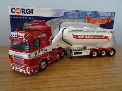 CORGI HAULIERS OF RENOWN DOWSE HAULAGE SCANIA R TANKER TRUCK MODEL CC13769 1:50 - Image 1 of 3