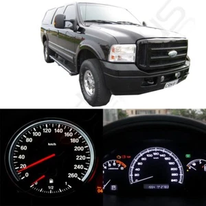 White LED Kit Instrument Gauge Cluster Light Bulbs for 2003-2005 Ford Excursion - Picture 1 of 7