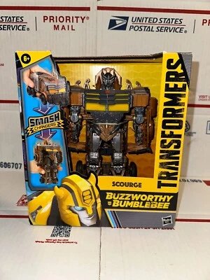 TRANSFORMERS RISE OF THE BEAST BUZZWORTHY & BUMBLEBEE SCOURGE SMASH CHANGERS - Image 1 of 4