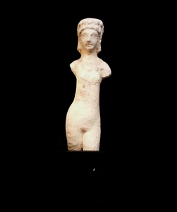 STATUETTE ROMAINE - VENUS IMPUDIQUE - ROMAN STUCCO FIGURE - 100/200 AD - Picture 1 of 14