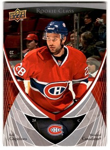 2007-08 Upper Deck Class Box Set Kyle Chipchura Rookie #21 Montreal Canadiens
