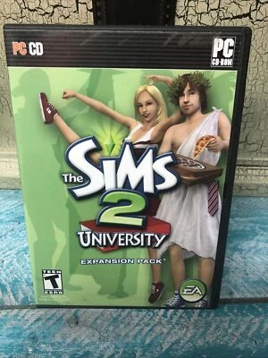 Los Sims 2 University Expansion Pack 2 Disco Windows PC Completo con Manual Foto 1 de 4
