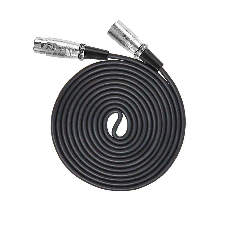 Movo MC-XLR3 Pro Balanced Male-to-Female XLR Microphone Cable 10-foot (3m) - Image 1 of 4