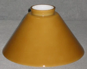 GLASSCHIRM  LAMPENGLAS  COGNACFARBEN  NEU  SCHUSTER  Ø 25CM  ERSATZGLAS - Bild 1 von 1