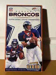 Denver Broncos Super Bowl XXXIII Champions VHS 1999 NFL Films/Polygram HV - Picture 1 of 1