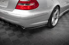 Produktbild - Heck Ansatz Flaps Diffusor für Mercedes-Benz E 55 AMG W211 schwarz Hochglanz