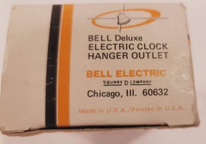 Reloj Eléctrico Vintage Toma Receptáculo Montaje Al Ras Blanco EE. UU. NUEVO EN CAJA - Imagen 1 de 4