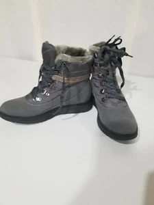 NEW Olive Street Pinky Comfort Hiker Bootie Woman Boots: 8 Grey  - Picture 1 of 5