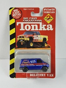 2000 Maisto Tonka Diecast Metal Collection 2 Pizza Delivery Van Blue Gaddini 41 - Bild 1 von 7