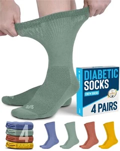 Doctor's Select Diabetikersocken - 4 Paar Neuropathie Socken für Herren & Damen - Bild 1 von 5