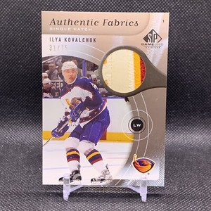 2006-07 UPPER DECK SP GAME USED ILYA KOVALCHUK 3 COLOR GAME WORN PATCH /75 AP-IK