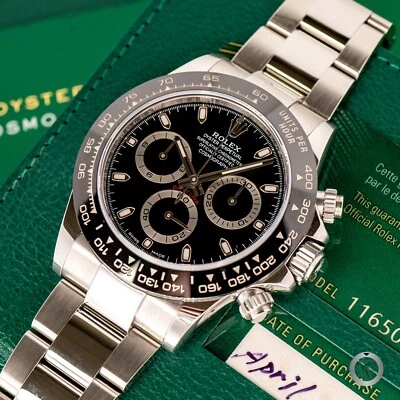 ROLEX COSMOGRAPH DAYTONA 116500 ACERO NEGRO 2021 Foto 1 de 4