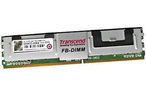 Transcend 4GB DDR2-667 PC2-5300 FB-DIMM ECC Registered Fully Buffered Server RAM