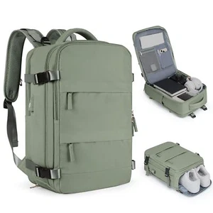 Travel Backpack For Women Men Airline Approved Carry On Backpack Flight Appro... - Picture 1 of 8