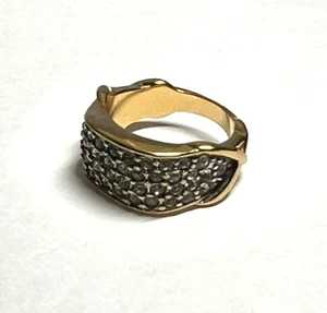 Elizabeth Taylor Ring for Avon Brilliance Pave Rhinestones Size 7 - Picture 1 of 9