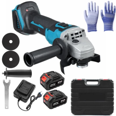21V 125mm Cordless Angle Grinder Cut Off Grinder Flex + 2 Batteries - Image 1 of 4