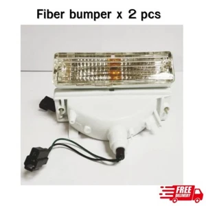 Clear bumper turn signal light lamp For Nissan Pickup D21 Pathfinder WD21 87-97 - Picture 1 of 3