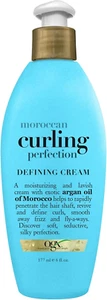 Organix Renewing Moroccan Argan Oil Curling Perfection Defining Cream, 6 Ounce, - Picture 1 of 7